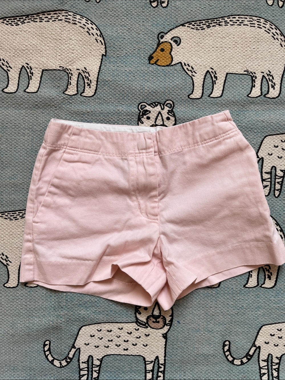 Crewcuts Light Pink Cotton Shorts for Kids